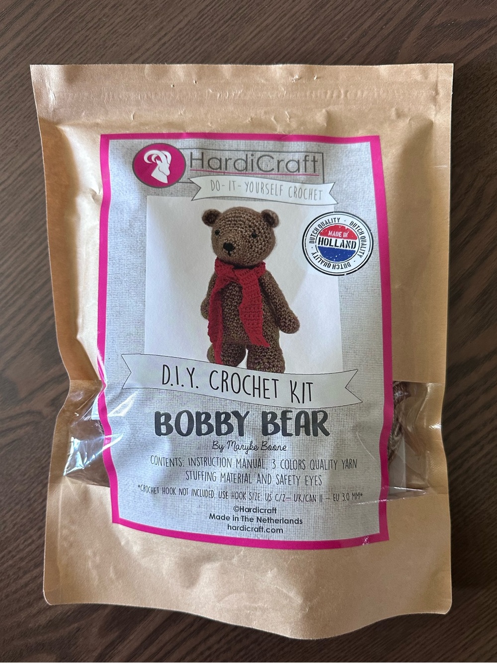 D.I.Y. CROCHET KIT - Bobby Bear
